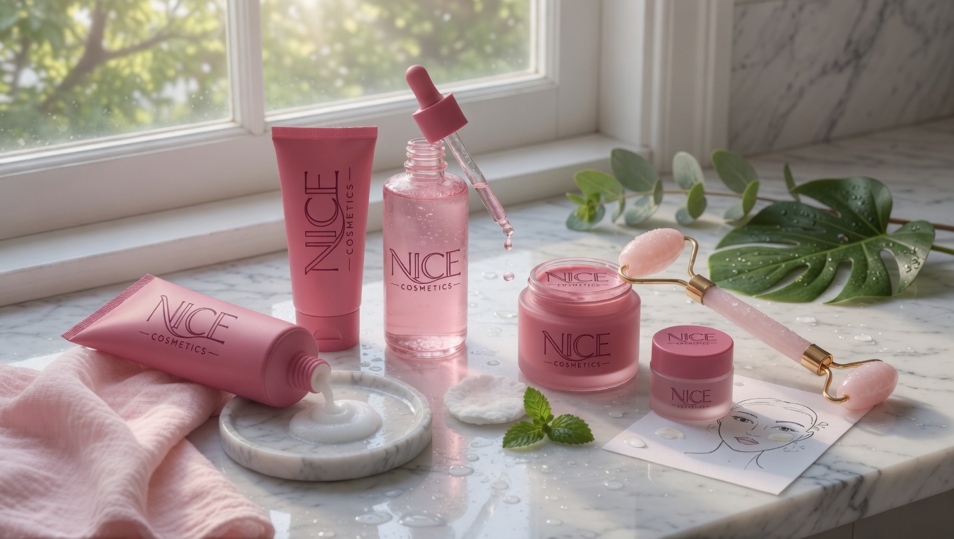 Routine skincare NICE Cosmetics